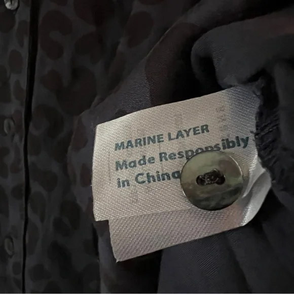 Marine Layer Animal Print Top - Picture 6 of 7
